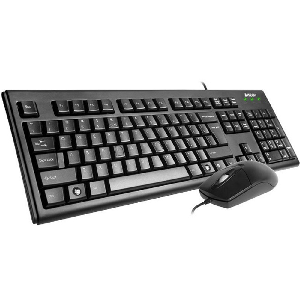 Клавиатура + Мышь A4Tech ComfortKey KRS-8372, черный (KRS-8372)