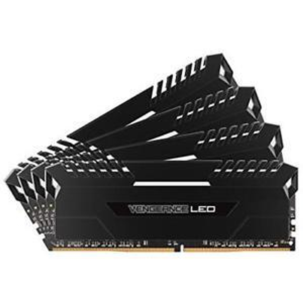Модуль памяти DIMM DDR4 32Gb, 3000Mhz, 4x8GB, Corsair Vengeance LED (CMU32GX4M4C3000C15)