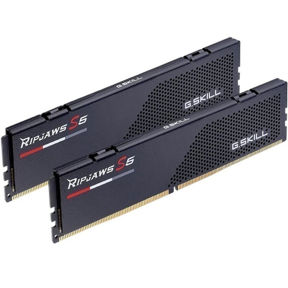 Модуль памяти DIMM DDR5 32Gb, 6000Mhz, 2x16Gb, G.Skill Ripjaws S5 Black (F5-6000J3036F16GX2-RS5K)