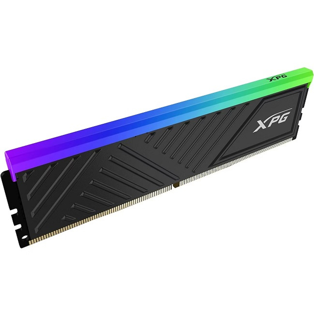 Модуль памяти DIMM DDR4 8Gb, 3200Mhz, ADATA XPG SPECTRIX D35G RGB Black (AX4U32008G16A-SBKD35G)