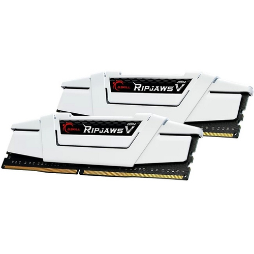 Модуль памяти DIMM DDR4 32Gb, 3600Mhz, 2x16Gb, G.Skill Ripjaws V White (F4-3600C18D-32GVW)