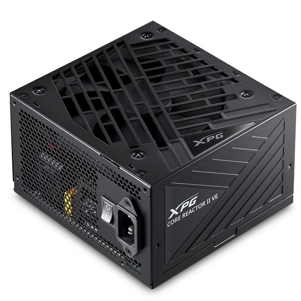 Блок питания ADATA XPG 850W CORE REACTOR II VE, модульный, PCI-E 5.1, 80 PLUS Gold (COREREACTORIIVE850G-BKCEU)