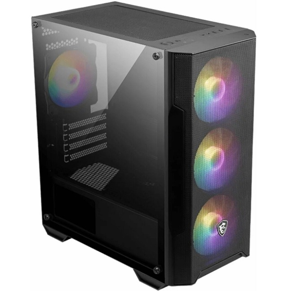 Корпус Mini-Tower MSI MAG FORGE M100A ARGB, Micro-ATX, черный (306-7G20A28-HH9)