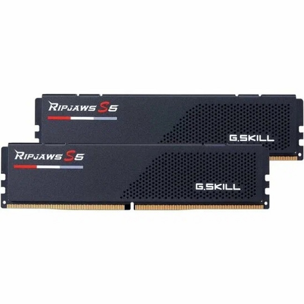 Модуль памяти DIMM DDR5 128Gb, 6400Mhz, 2x64Gb, G.Skill Ripjaws S5 Black (F5-6400J3644F64GX2-RS5K)