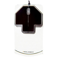 Мышь SolarBox X07 Black USB Travel Optical Mouse, 1000DPI, прозрачный корпус с LED-подсветкой