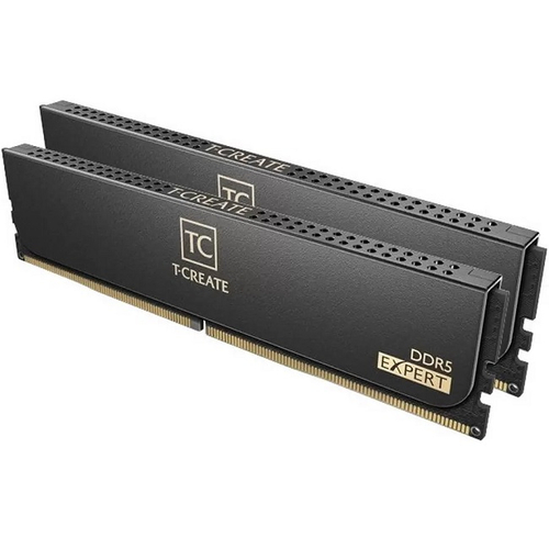 Модуль памяти DIMM DDR5 32Gb, 6400Mhz, 2x16Gb, Team Group T-CREATE Expert Black (CTCED532G6400HC40BDC01)