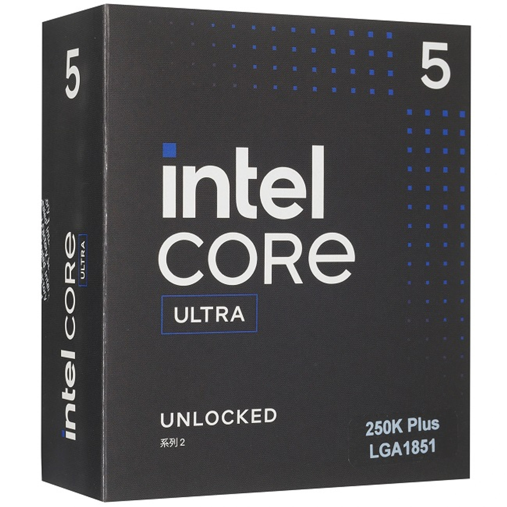 Процессор Intel Core Ultra 5 250K Plus, Arrow Lake-S, LGA1851, 18C/18T, 4.2-5.3GHz, L3 30M, 125W, BOX (BXC80768250K)