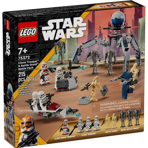 Конструктор LEGO Star Wars 75372 Боевой набор солдат-клонов и боевых дроидов