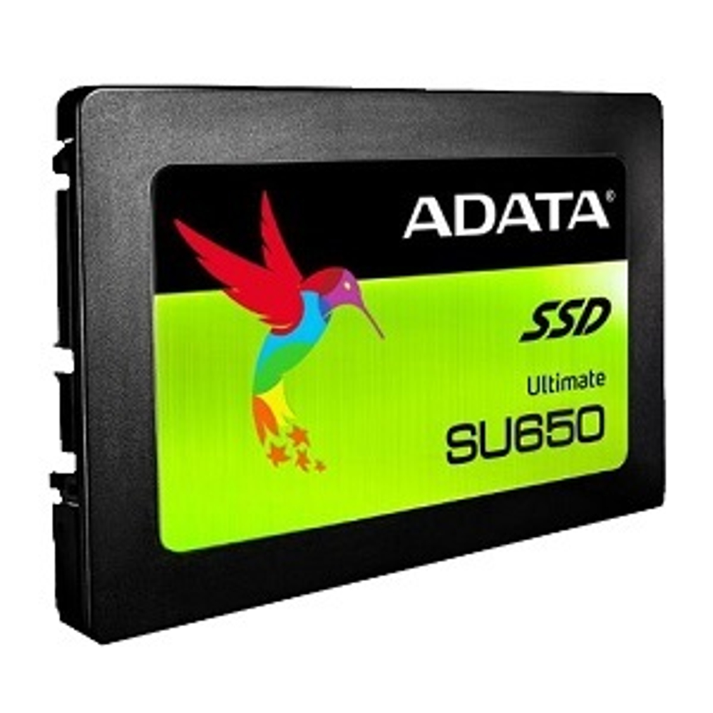 Жесткий диск SSD 2.5" 480Gb ADATA Ultimate SU650, 520/450MBs, 75000 IOPS, TLC 3D NAND, SATA-III (ASU650SS-480GT-R)