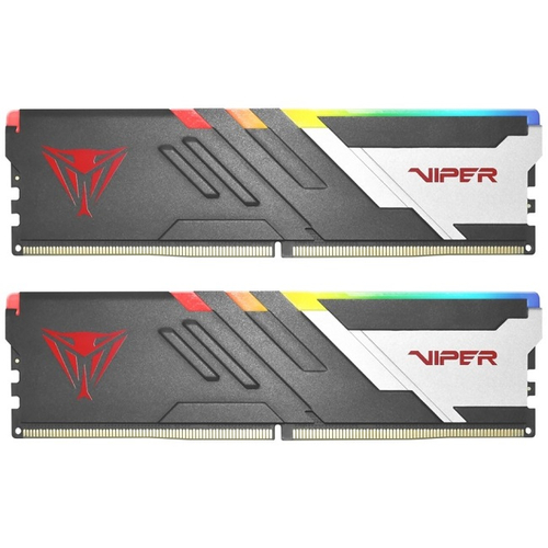 Модуль памяти DIMM DDR5 32Gb, 5600Mhz, 2x16Gb, Patriot Viper Venom RGB (PVVR532G560C36K)