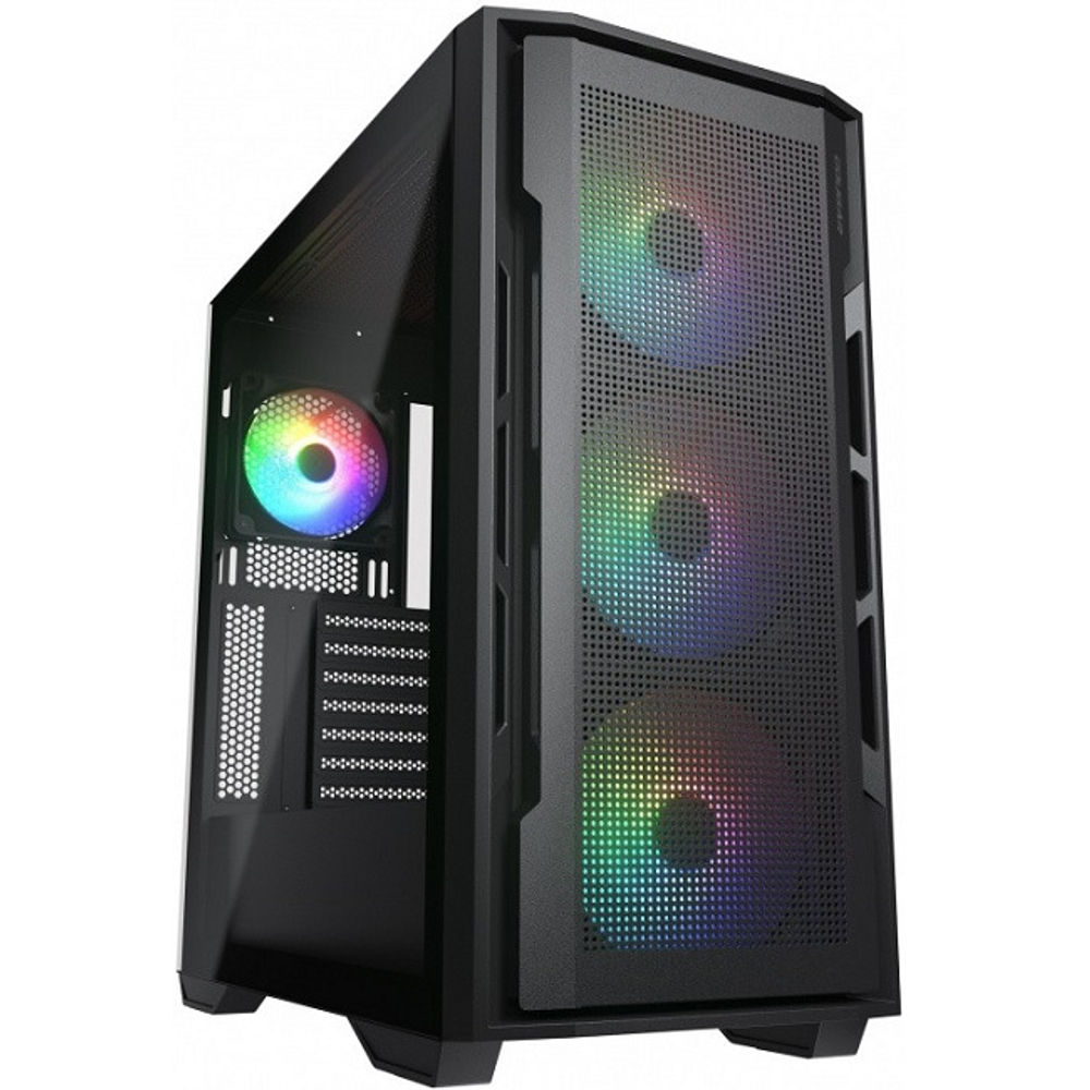 Корпус Midi-Tower Cougar Uniface X RGB V2 Black, черный (CGR-5C78B-X-RGB-V2)