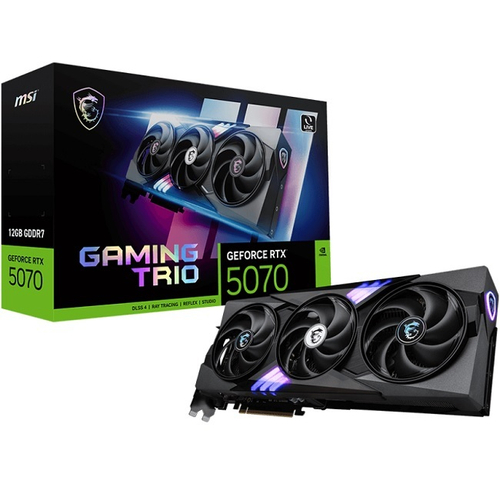 Видеокарта MSI GeForce RTX 5070 GAMING TRIO 12GB (G5070-12GT)