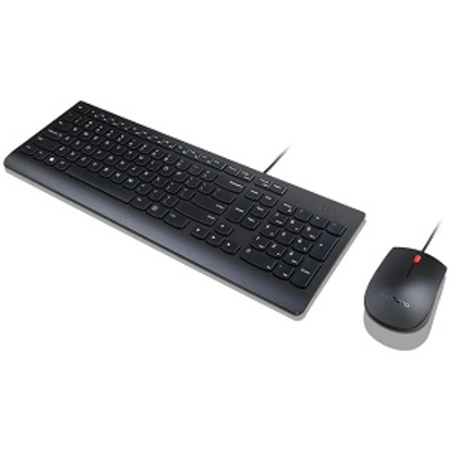 Клавиатура + Мышь Lenovo Essential Wired Combo Black USB (4X30L79912)