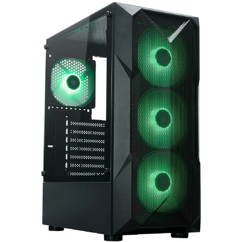 Корпус Midi-Tower XASTRA A304 4ARGB-C6 TG, черный (A304-4FC12A-C6)