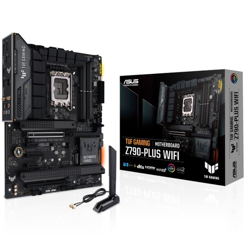 Материнская плата ASUS TUF GAMING Z790-PLUS WIFI (LGA1700/Z790/4xDDR5/2xPCI-Ex16/3xPCI-Ex1/4xM.2/BT/WI-FI/DP/HDMI/ATX)