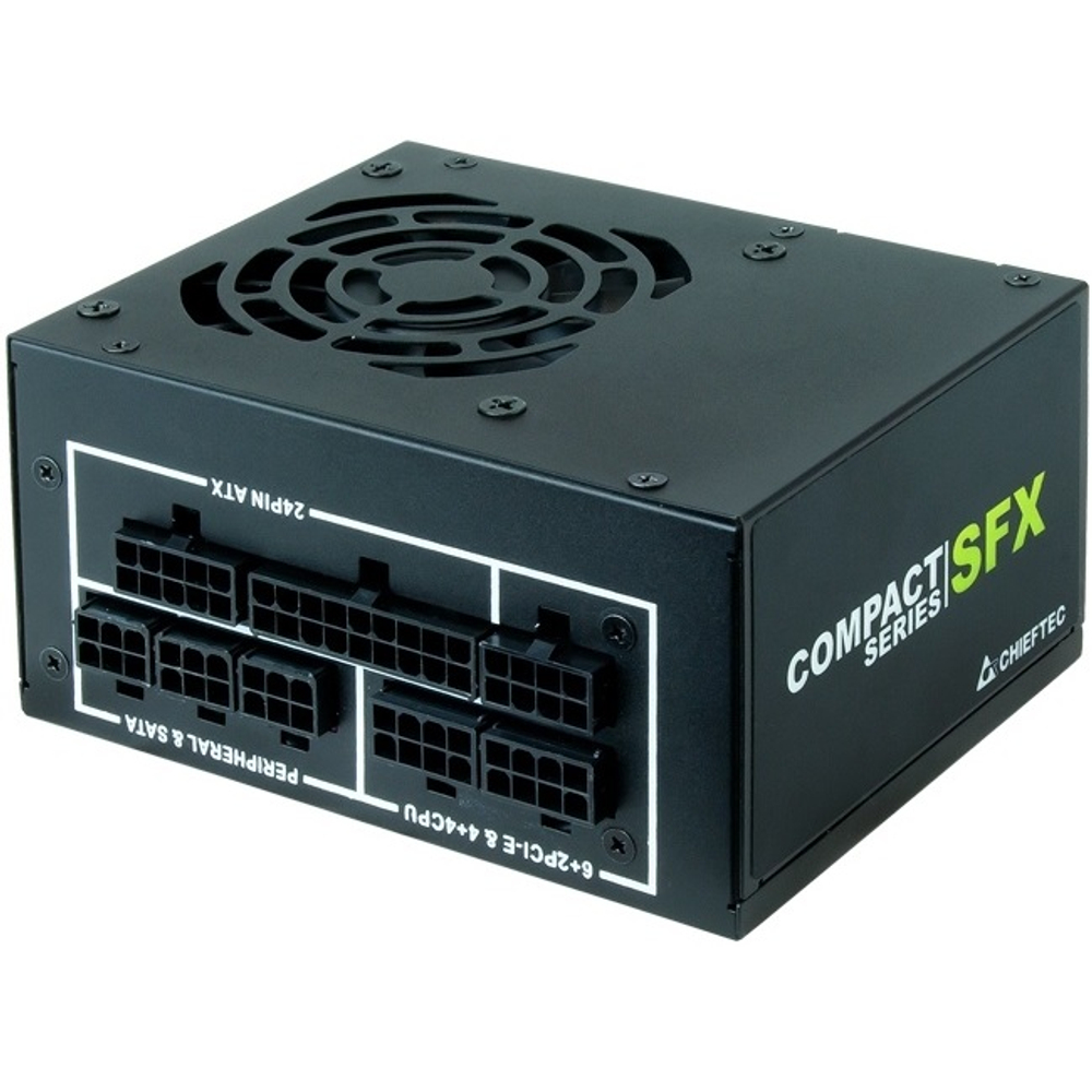 Блок питания Chieftec 650W Compact, модульный, 80 PLUS Gold, SFX (CSN-650C)