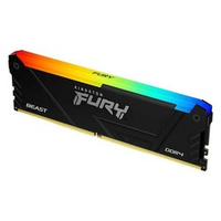 Модуль памяти DIMM DDR4 16Gb, 3200Mhz, Kingston FURY Beast RGB (KF432C16BB12A/16)