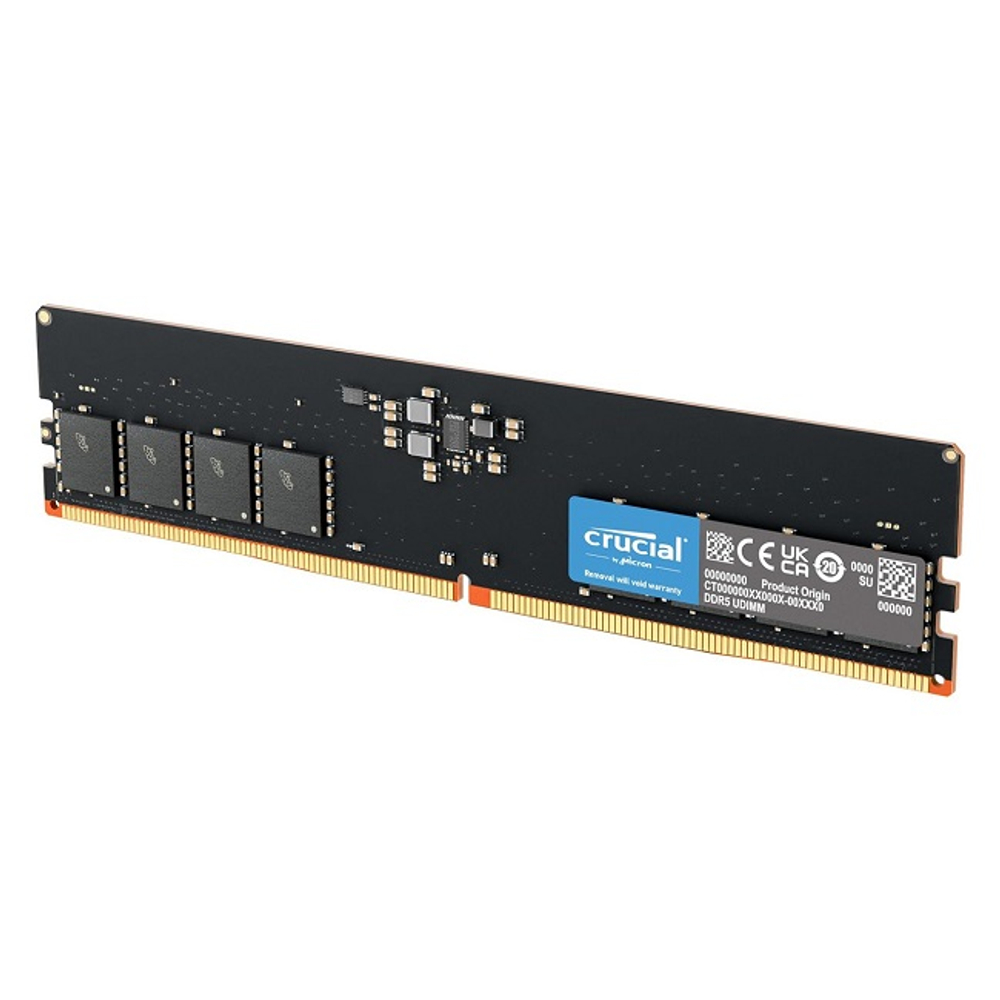 Модуль памяти DIMM DDR5 16Gb, 5600Mhz, Crucial Classic (CT16G56C46U5T)