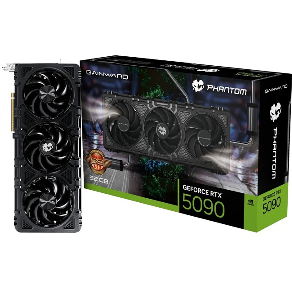 Видеокарта Gainward GeForce RTX 5090 PHANTOM GS 32GB (NE75090S19R5-GB2020P)