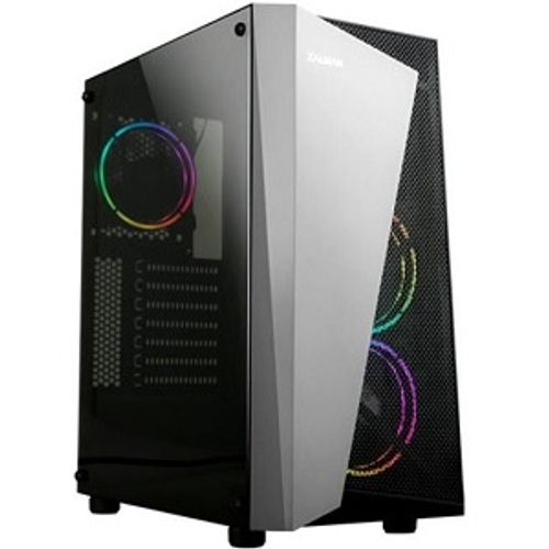 Корпус MidiTower Zalman S4 Plus RGB, ATX, черный (S4 Plus Black)