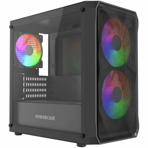 Корпус Midi-Tower PowerCase Mistral AY3B ARGB TG, белый (CMAYB-A3)