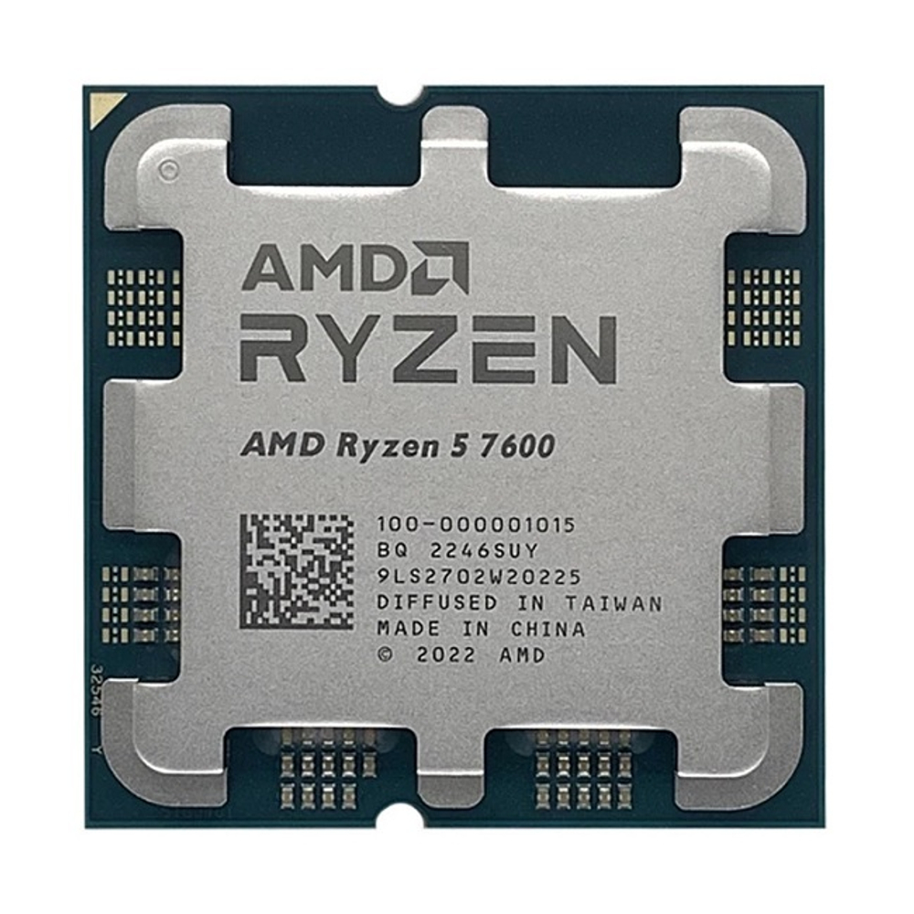 Процессор AMD Ryzen 5 7600 Raphael, AM5, 3800Mhz, L3 32Mb, OEM (100-000001015)