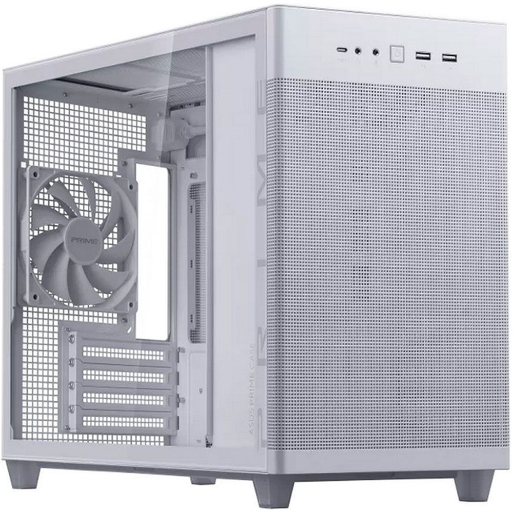 Корпус Mini-Tower ASUS PRIME CASE AP201 TG White, Micro-ATX (90DC00G3-B39010)