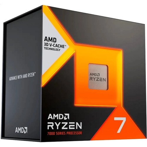Процессор AMD Ryzen 7 7800X3D Raphael, AM5, 8C/16T, 4.2GHz, L3 96Mb, 120W, BOX (100-100000910WOF)