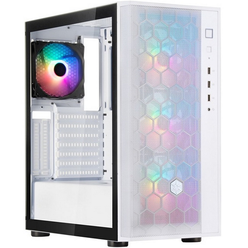 Корпус Midi-Tower SilverStone FARA R1 Pro V2, ARGB, White (SST-FAR1W-PRO-V2)