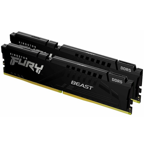 Модуль памяти DIMM DDR5 32Gb, 5600Mhz, 2x16Gb, Kingston FURY Beast (KF556C36BBEK2-32)