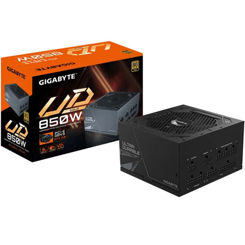 Блок питания Gigabyte 850W GP-UD850GM PG5 V2, модульный, 16 Pin PCIe 5.0, 80 PLUS Gold (28200-U85GP-2EUR)