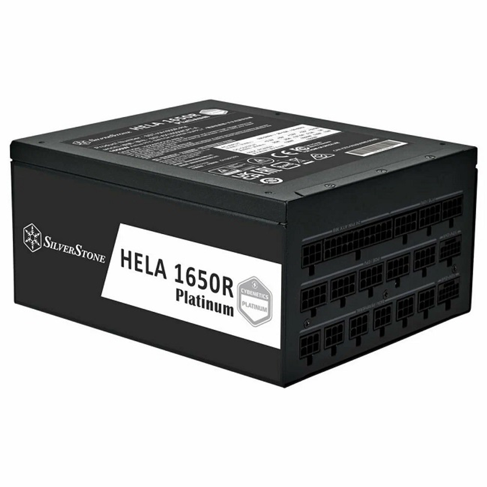 Блок питания SilverStone 1650W HELA SST-HA1650R-PM, модульный, 16 Pin PCIe 5.0, 80 PLUS Platinum (G540HA165R0M220)