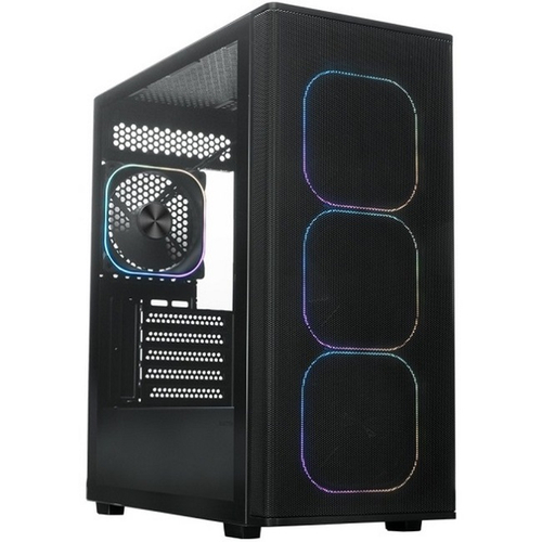 Корпус Mini-Tower XASTRA A300M 4ARGB-C6 TG, Micro-ATX, Black (A300M-4FG12A-C6)
