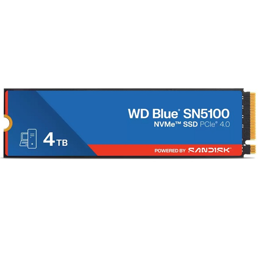 Жесткий диск SSD M.2 2Tb Western Digital BLUE SN5100, 7100/6700MBs, 1300K IOPS, 3D NAND, PCI-E4.0x4 (WDBS4F0020BNC-WRSN)