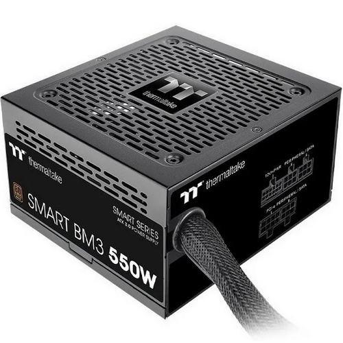 Блок питания Thermaltake 550W Smart BM3, модульный, 120 мм, 80 PLUS Bronze (PS-SPD-0550MNFABE-3)