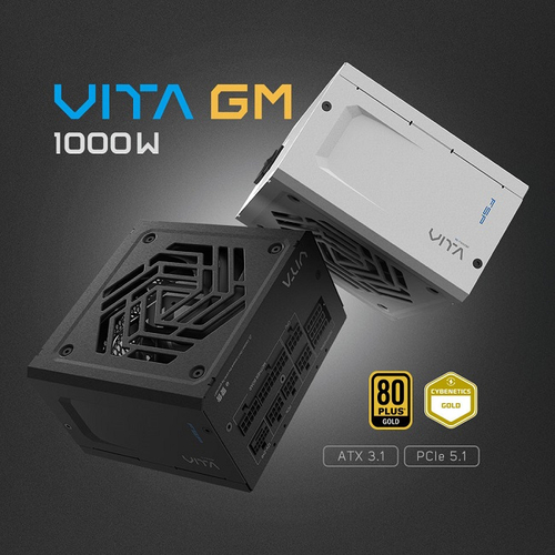 Блок питания FSP 1000W VITA, модульный, 16 Pin PCIe 5.0, 80 PLUS Gold (VITA-1000GM)