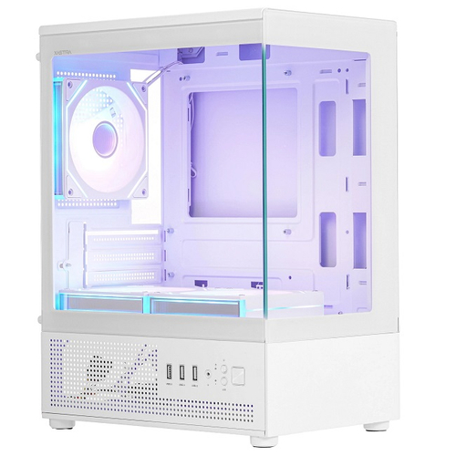 Корпус Mini-Tower XASTRA A300M 3ARGB-C6 TG, Micro-ATX, белый (Q300M-3FM12A-C6-WH)