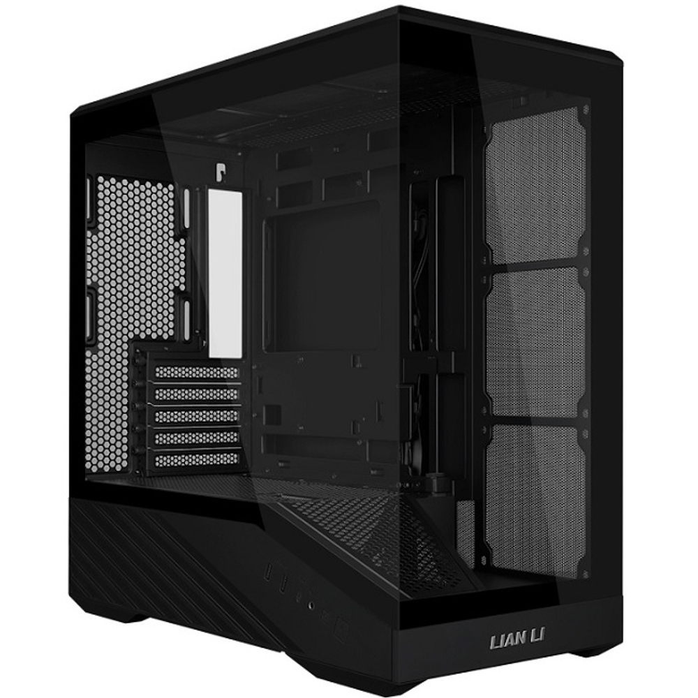 Корпус Mini-Tower Lian Li V100 Mini TG, Micro-ATX, черный (G99.V100MIX.R0)