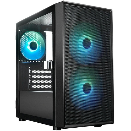 Корпус Mini-Tower XASTRA A305M 3ARGB TG, Micro-ATX, черный (A305M-2FC14A-1FC12A-D)