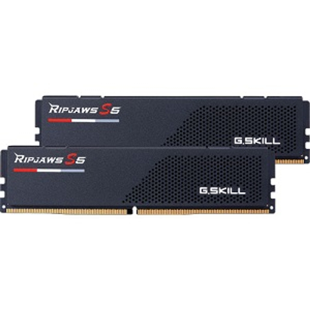 Модуль памяти DIMM DDR5 32Gb, 6000Mhz, 2x16Gb, G.Skill Ripjaws S5 Black (F5-6000J3238F16GX2-RS5K)
