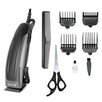 Машинка для стрижки Vitek VT-2519, 4 насадки, нержавеющая сталь, черный