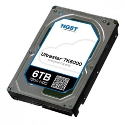 Жесткий диск HDD 6.0Tb HGST, SATA-III, 128Mb, 7200rpm, Ultrastar 7K6000 (HUS726060ALE610)