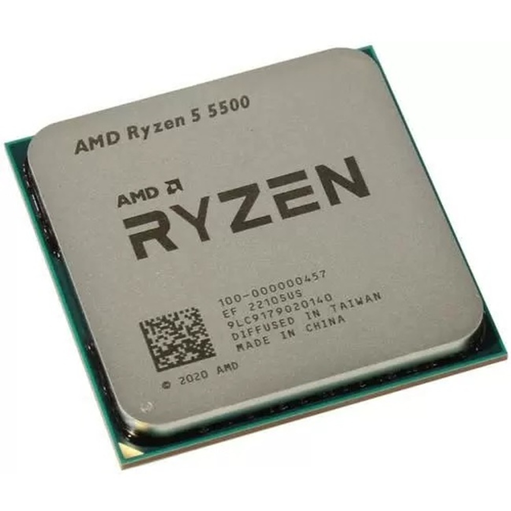 Процессор AMD Ryzen 5 5500 Cezanne, AM4, 6C/12T, 3.6-4.2GHz, L3 16MB, 65W, OEM (100-000000457)