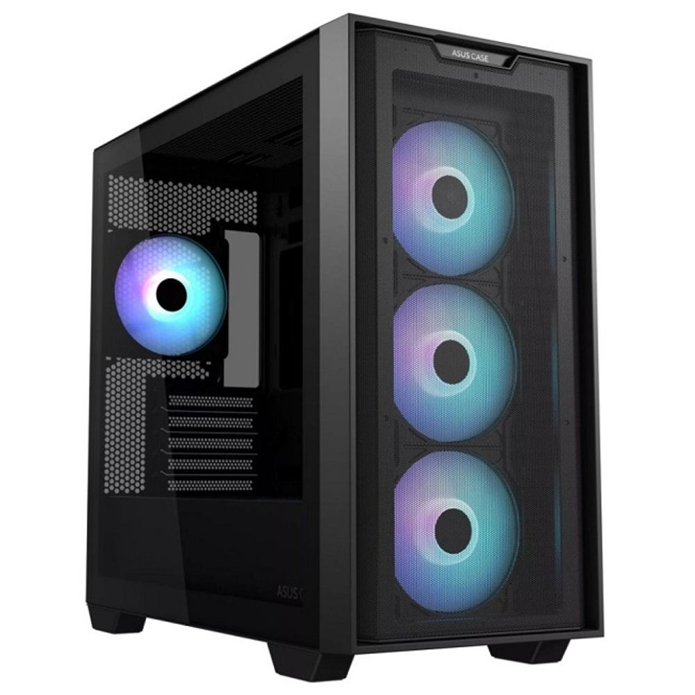 Корпус Mini-Tower ASUS A21 PLUS TG ARGB Black, Micro-ATX (90DC00H0-B19010)