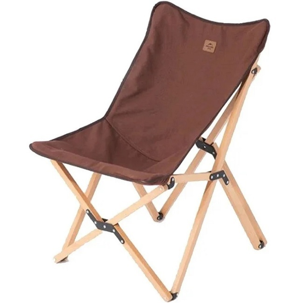 Стул складной Naturehike Q-9E NH19JJ008, размер M, до 100 кг, коричневый (6927595775349)