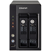 Сетевое хранилище QNAP VS-2012 Pro, 2xSATA, RAID 0/1, до 8TB