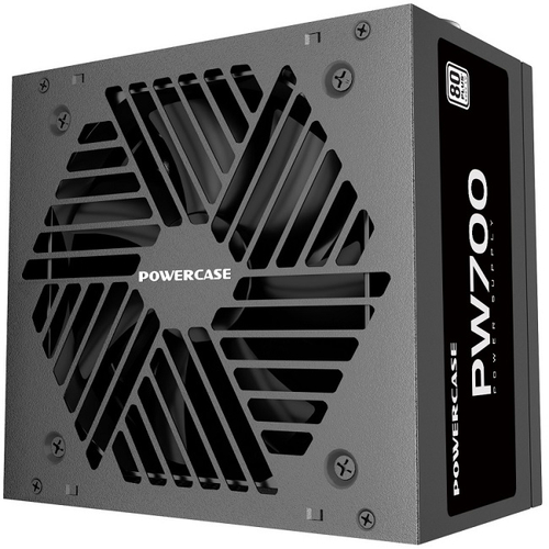 Блок питания PowerCase 700W PW700 Black, 120 мм, 80 PLUS Standard (PS-700W-DC)