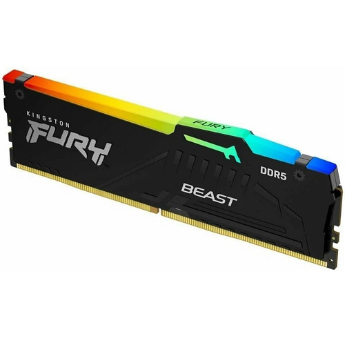 Модуль памяти DIMM DDR5 8Gb, 6000Mhz, Kingston FURY Beast RGB EXPO Black (KF560C36BBEA-8)
