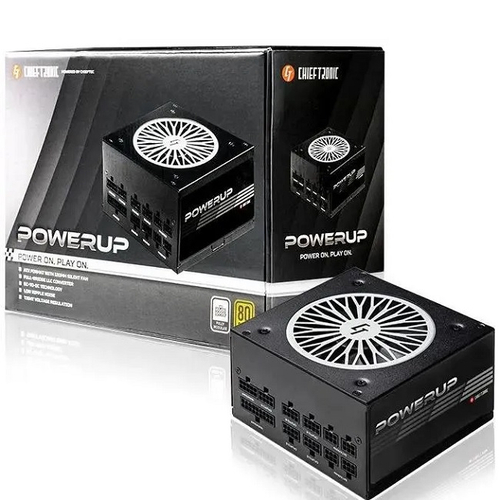 Блок питания Chieftec 750W PowerUp, модульный, 16 Pin PCIe 5.0, 80 PLUS Gold (GPX-750FC)
