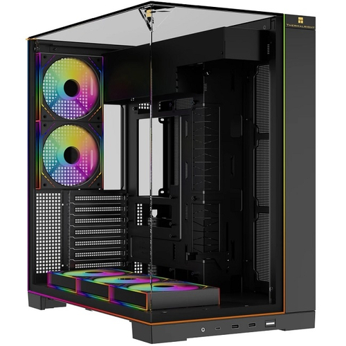 Корпус Midi-Tower Thermalright TR-A70 FAN5-M TG ARGB Strip, черный (TRA70AF5MB)